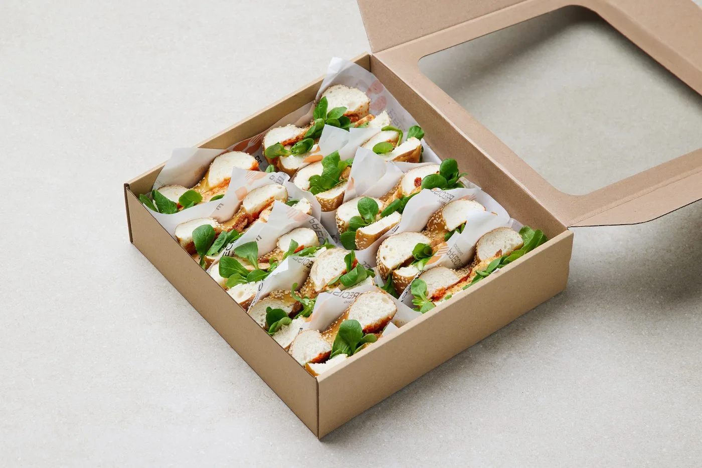 Bagel & salad box